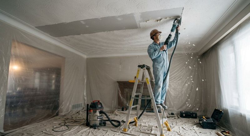 Textured Ceiling Removal Service