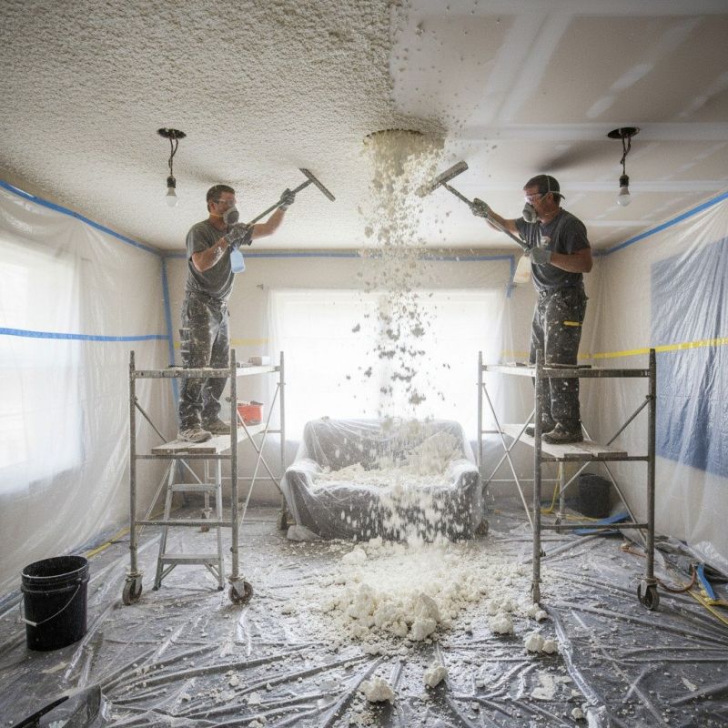 Textured Ceiling Scraping in Denver County, CO