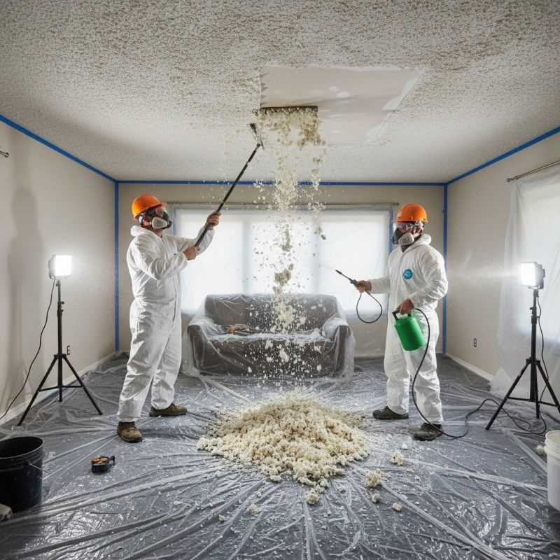 Knockdown Ceiling Removal in Georgetown, TX